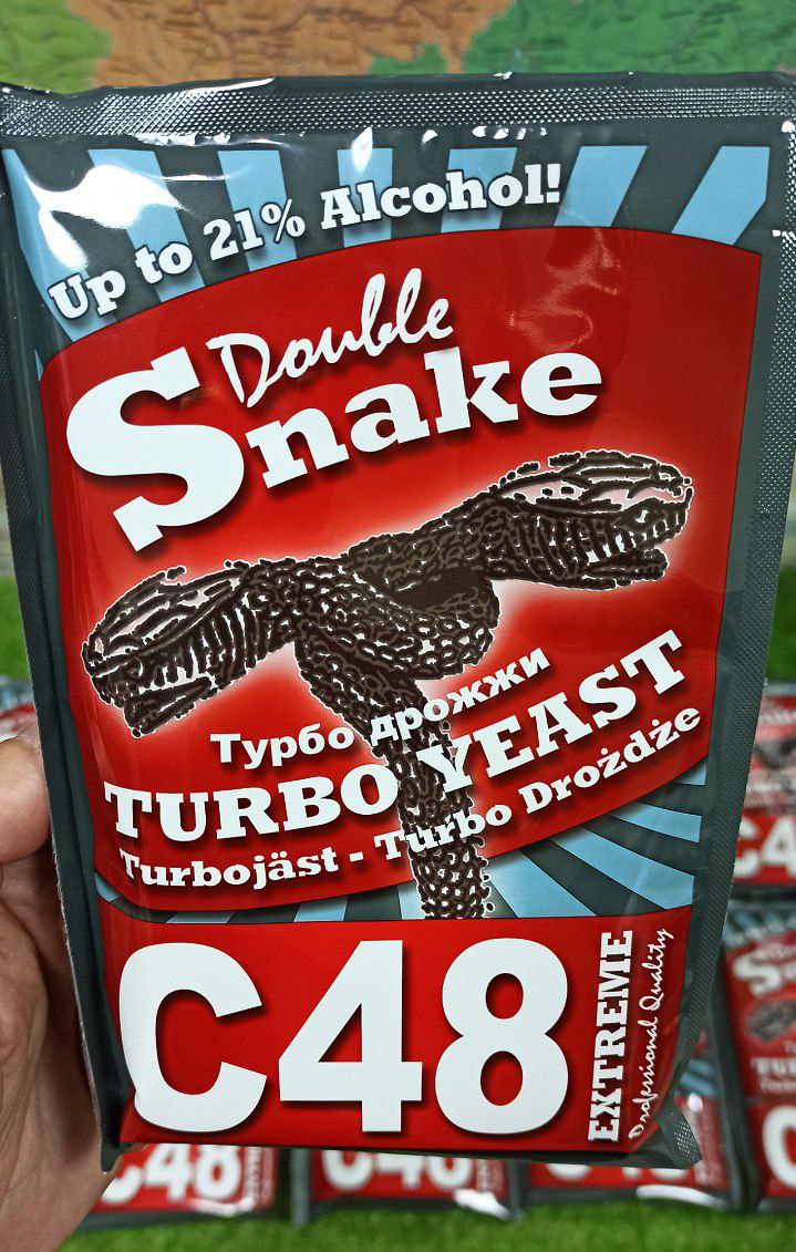 Дрожжи дабл снейк с48. Double Snake c48 130гр.